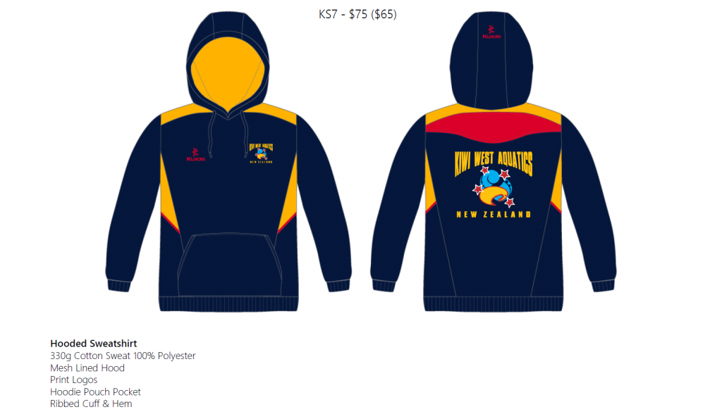 Club Uniform & Apparel - Kiwi West Aquatics